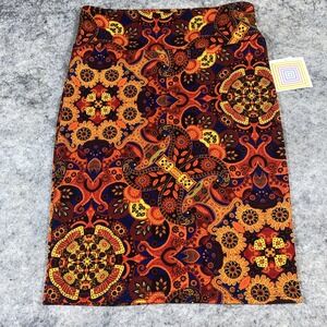 LuLaRoe Multicolor Patterned Pencil Skirt